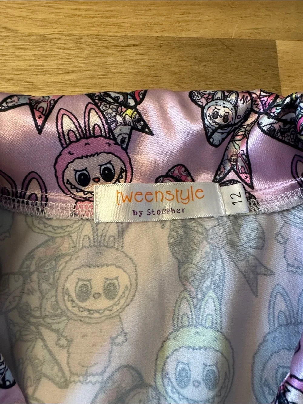 TWEENSTYLE by STOOPHER Labubu satin pajamas